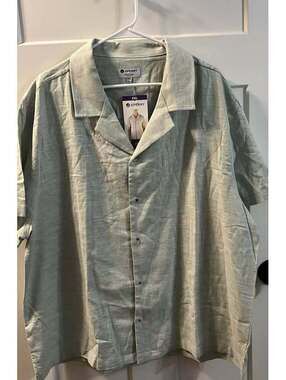 Sperry sage green men’s camp collar shirt